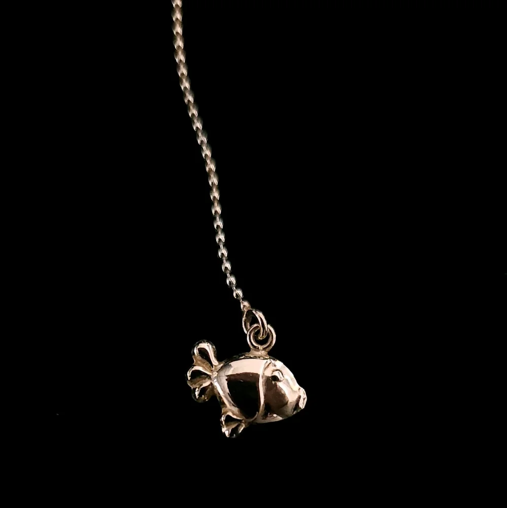 Sterling Silver Fish on the Line Earrings